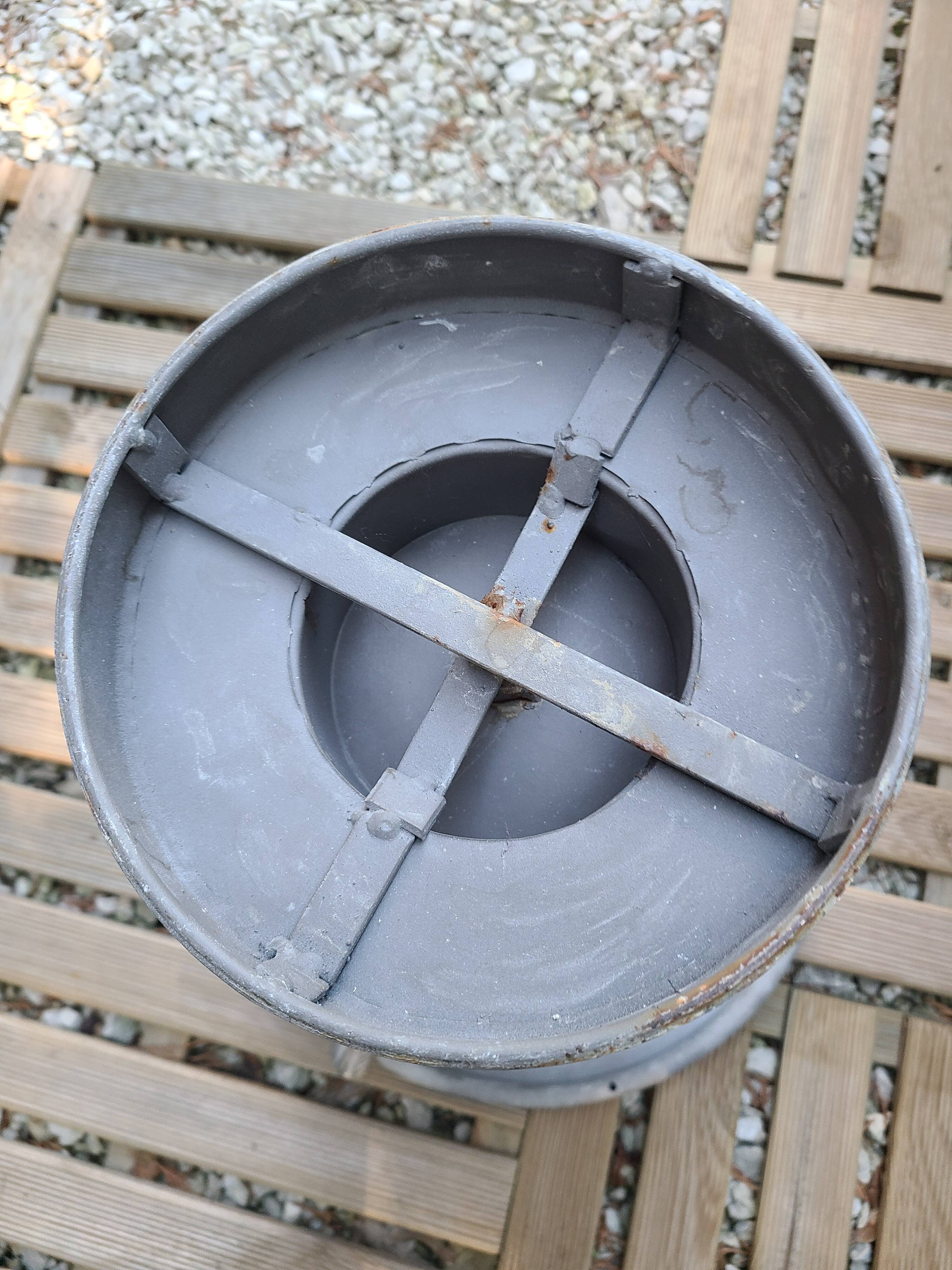 Zinc pot cover