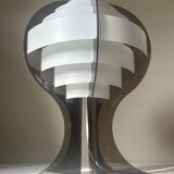 Vintage plastic and Plexiglas lamp from the 70s and 80s