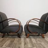 Set de 2 fauteuils par Jindrich Halabala, 1940