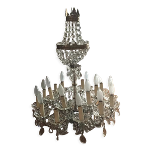 lustre pampilles ancien