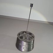 Lampe / suspension Adlumen très rare, câblée en inox