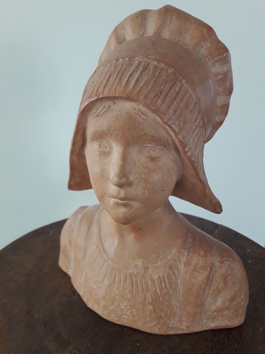 Young Breton statue of F Rozet