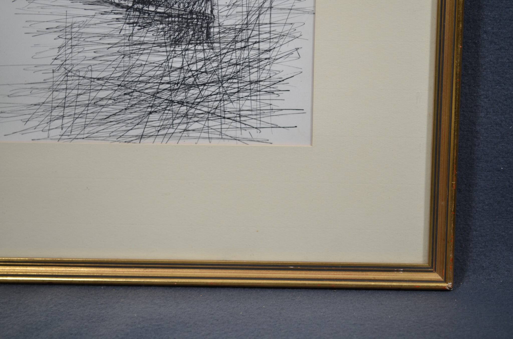 French school of the 20th century "the boat in a port with the elegant women"