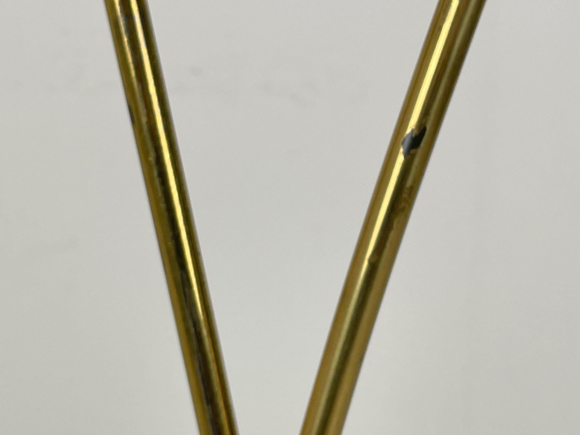 Art deco brass floor lamp, 1930's