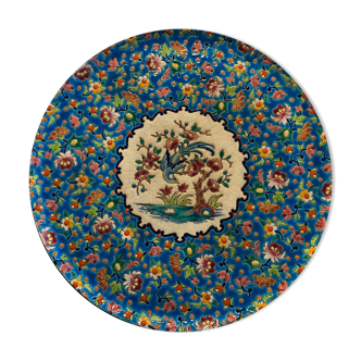 Longwy Enamel Round Dish