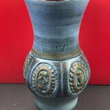 Contemporary ceramic Large vase, Jean de LESPINASSE - 1950, H 35 cm