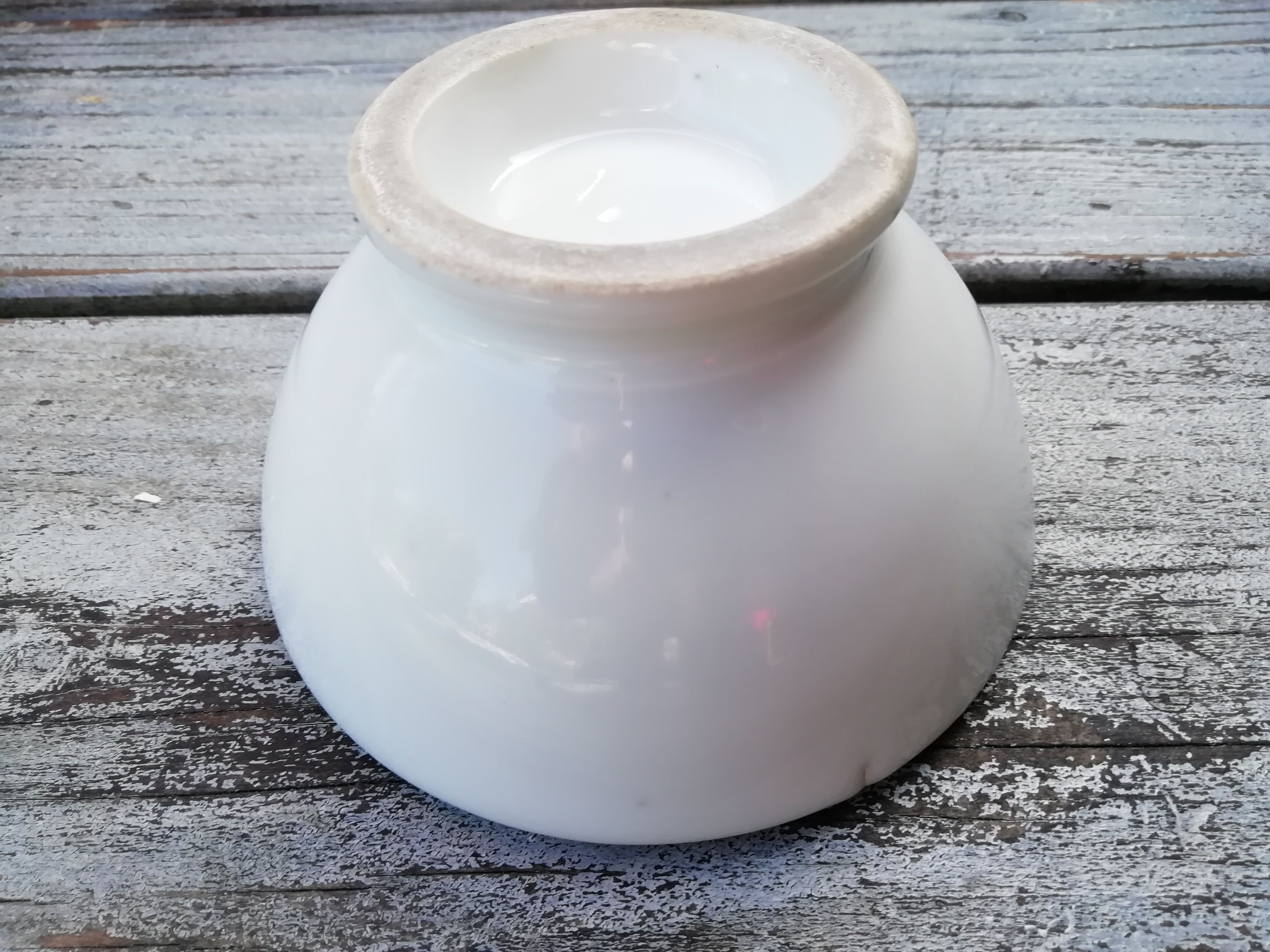 White bowl