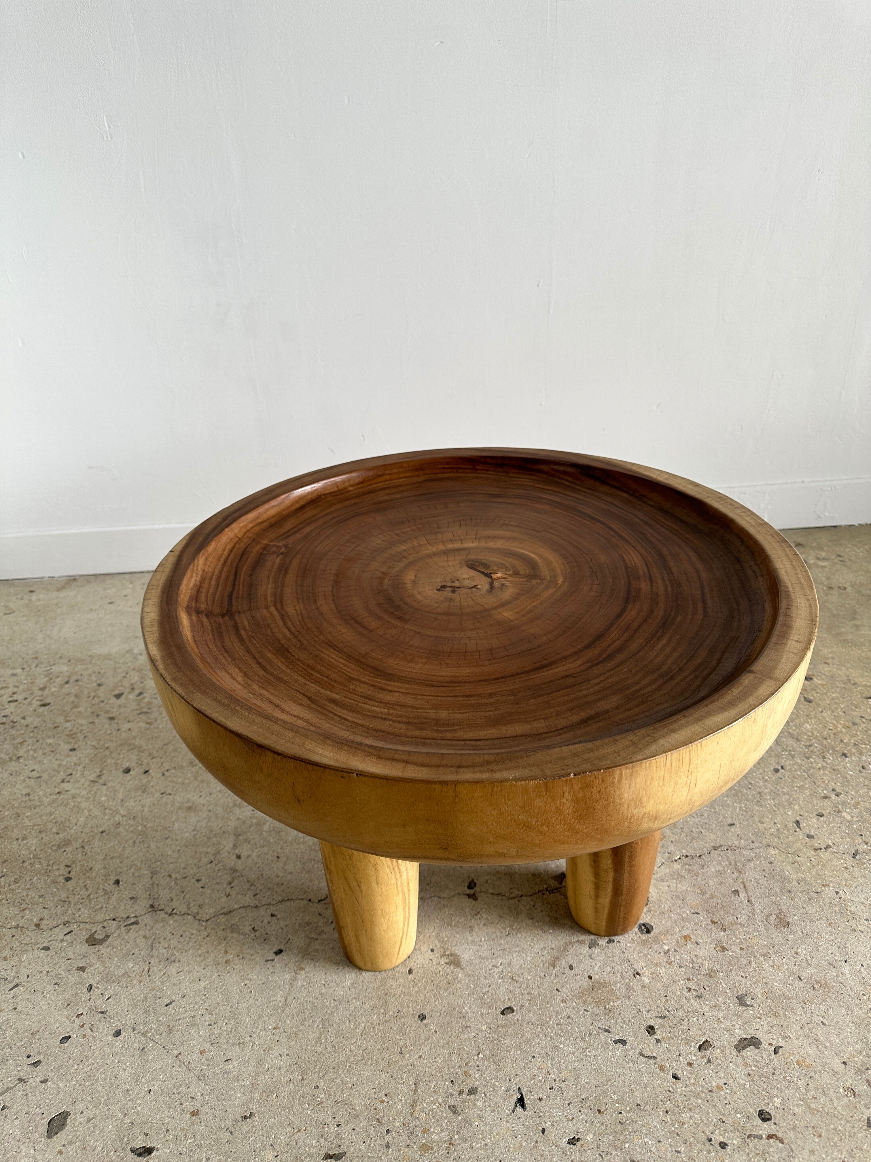 Coffee table, quadripod suar coffee table