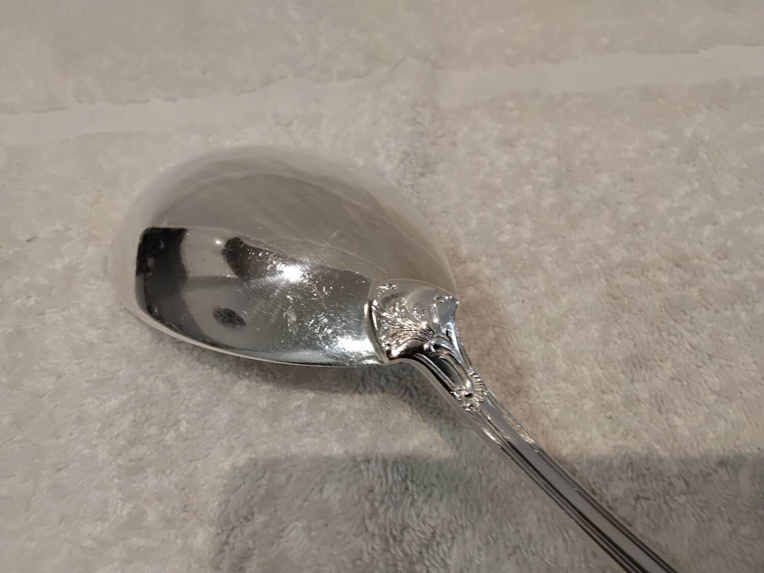 Rice serving shovel silver plated metal goldsmith cross Lorraine style LXV