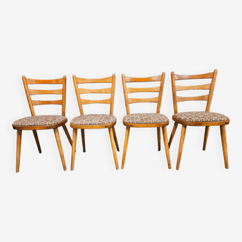 Set of 4 bistro chairs 1960