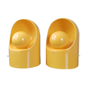 Paire de lampes vintage