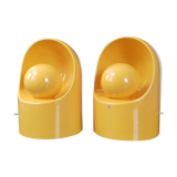 Pair of vintage SC3 lamps by Marcello Cuneo for Gabbianelli