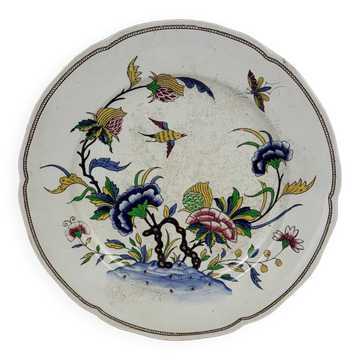 Sarreguemines earthenware dish, Rouen model
