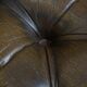 Fauteuil Chesterfield vintage en cuir de vache anglais