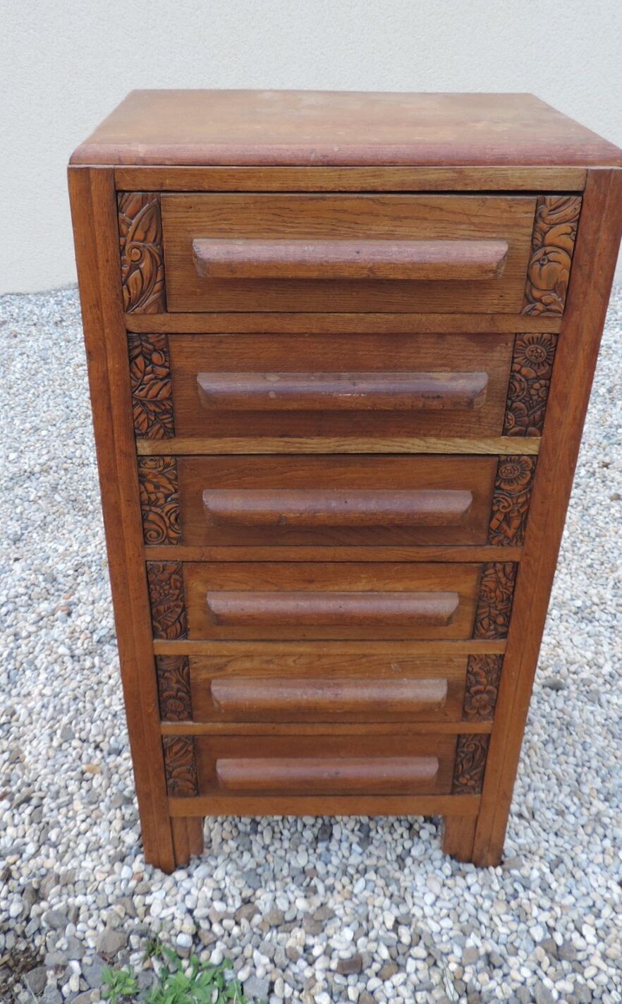 Dresser in oak time art - deco 1930