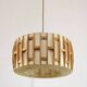 Mid-Century Danish Pendant Lamp in Teak, 1960s