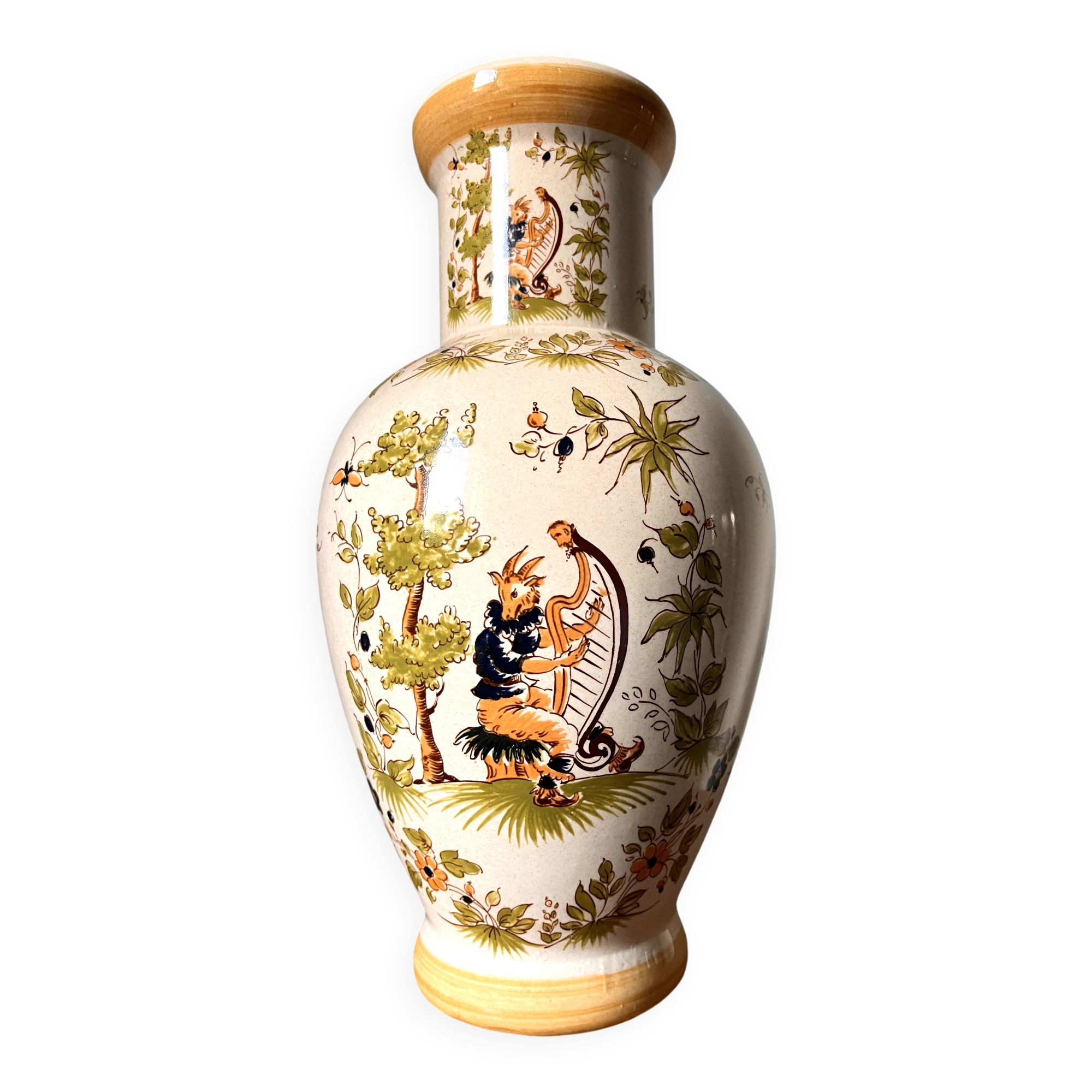 Moustiers Ceramic Vase