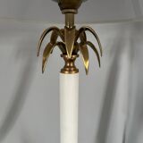 Pair of white ceramic lamps 1970