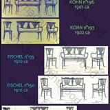 Fischel Jugendstil bistro armchair in curved wood, Thonet period