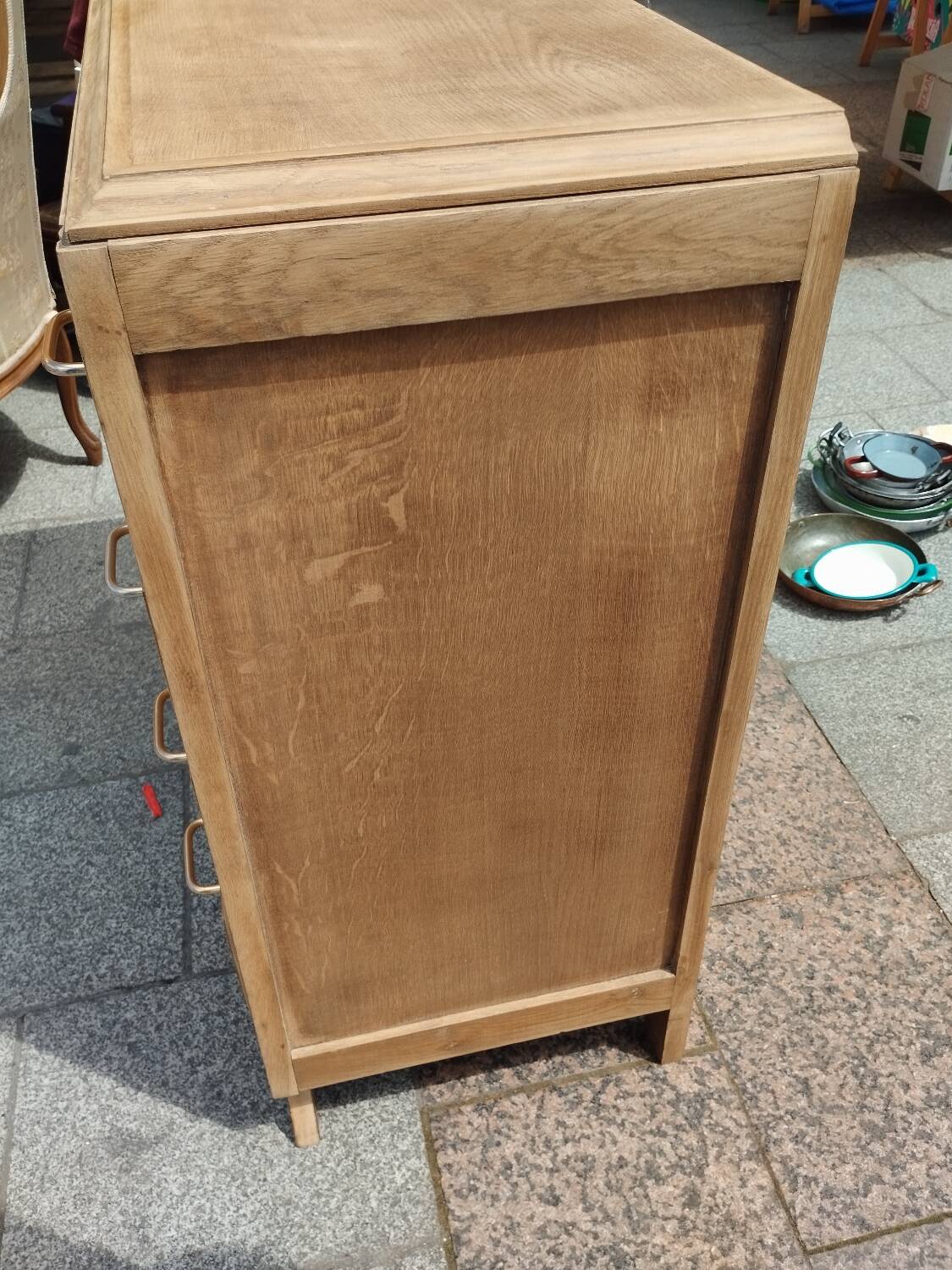 Commode vintage pieds compas