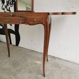 Dressing table mid-xxth style louis xv wood inlaid