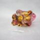 Art glass vase in pink and amber by Josef Hospodka, 1960s