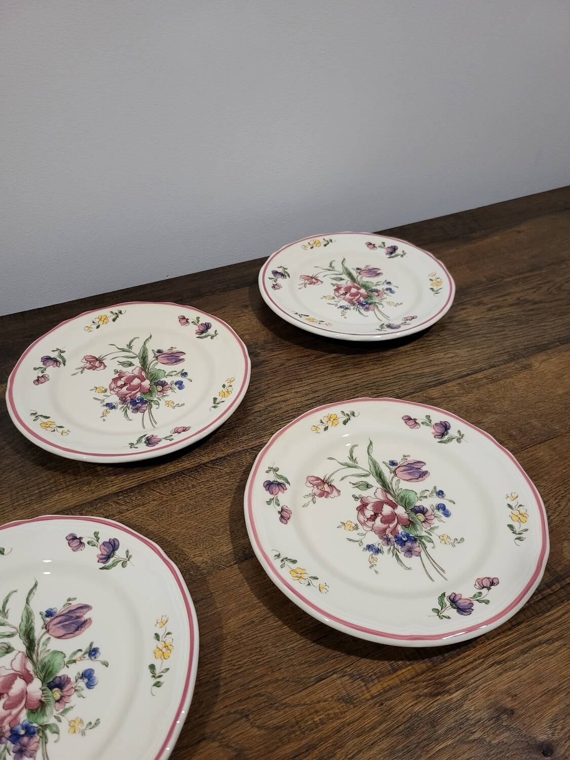 5 Flower Bouquet plates