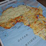 School map poster vintage Africa edition MDI