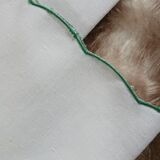 6 serviettes de table brodées anciennes 