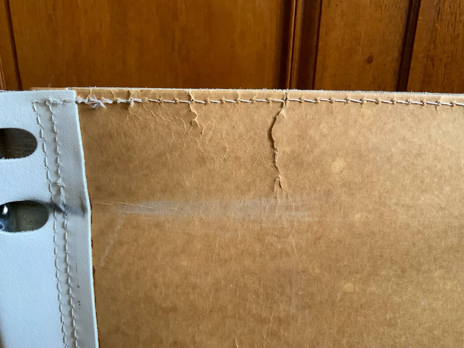 1970s leather cantilever chair