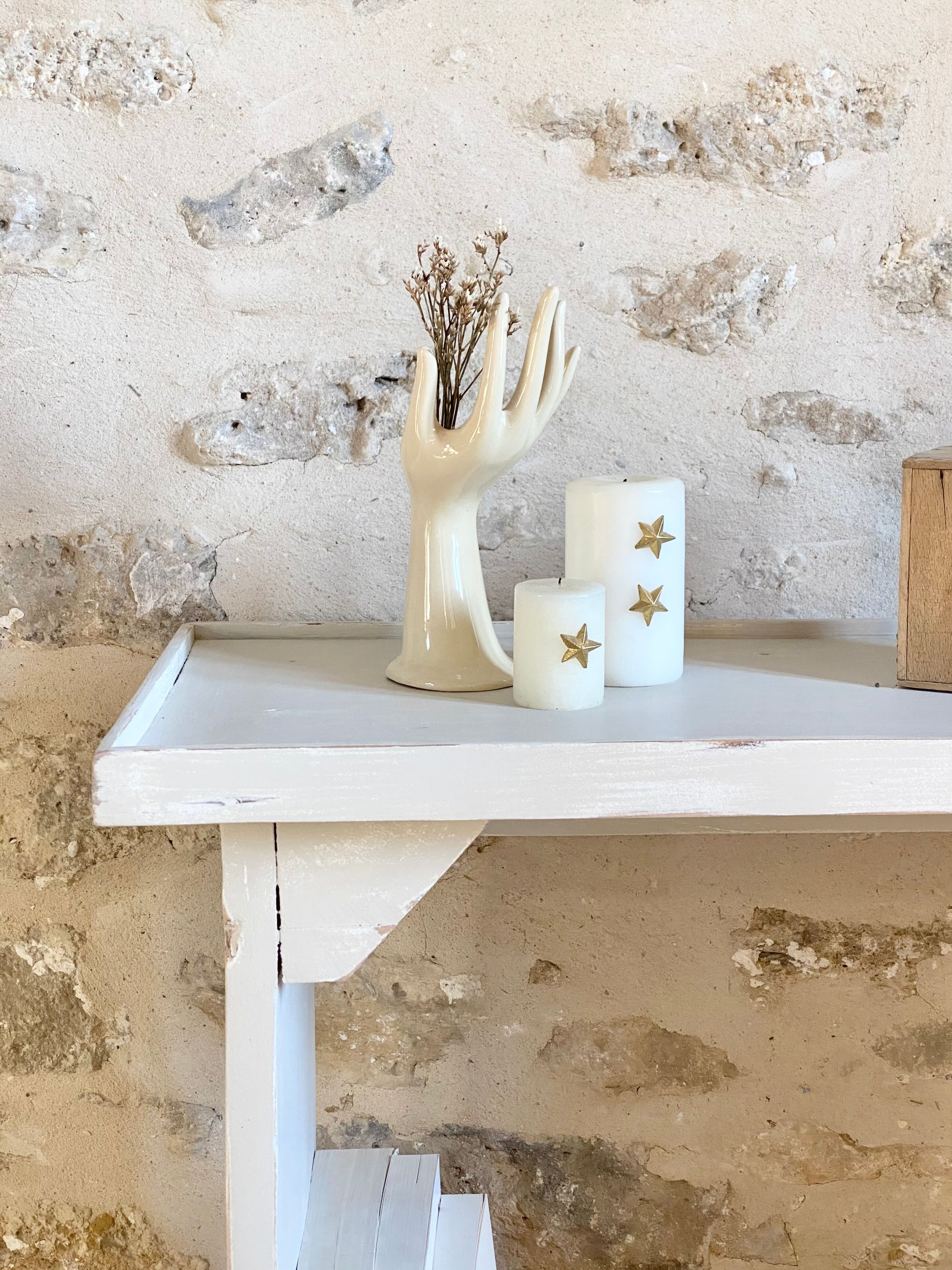 Wooden side table