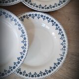 Set 6 plates Terre de Fer Barbeaux