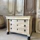 Commode returned from Egypt, bleached around 1800.