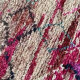 Berber rug Boujaad mottled with colorful patterns 264x157cm