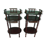 Telephone extra cabinet, wooden, 3 trays, 1 drawer