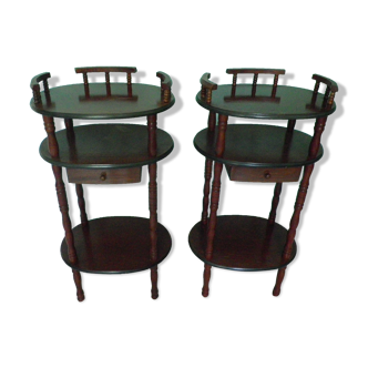 Telephone extra cabinet, wooden, 3 trays, 1 drawer