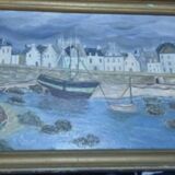 A large painting signed alvaro guillot