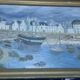 A large painting signed alvaro guillot
