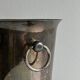 Antique patinated, hallmarked champagne bucket