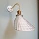 Pair of mercurized glass wall sconces, Maison Malabert, 1930s