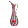 Vase aiguière en verre de Murano – technique Latticino