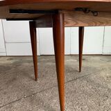 Table ronde vintage extensible