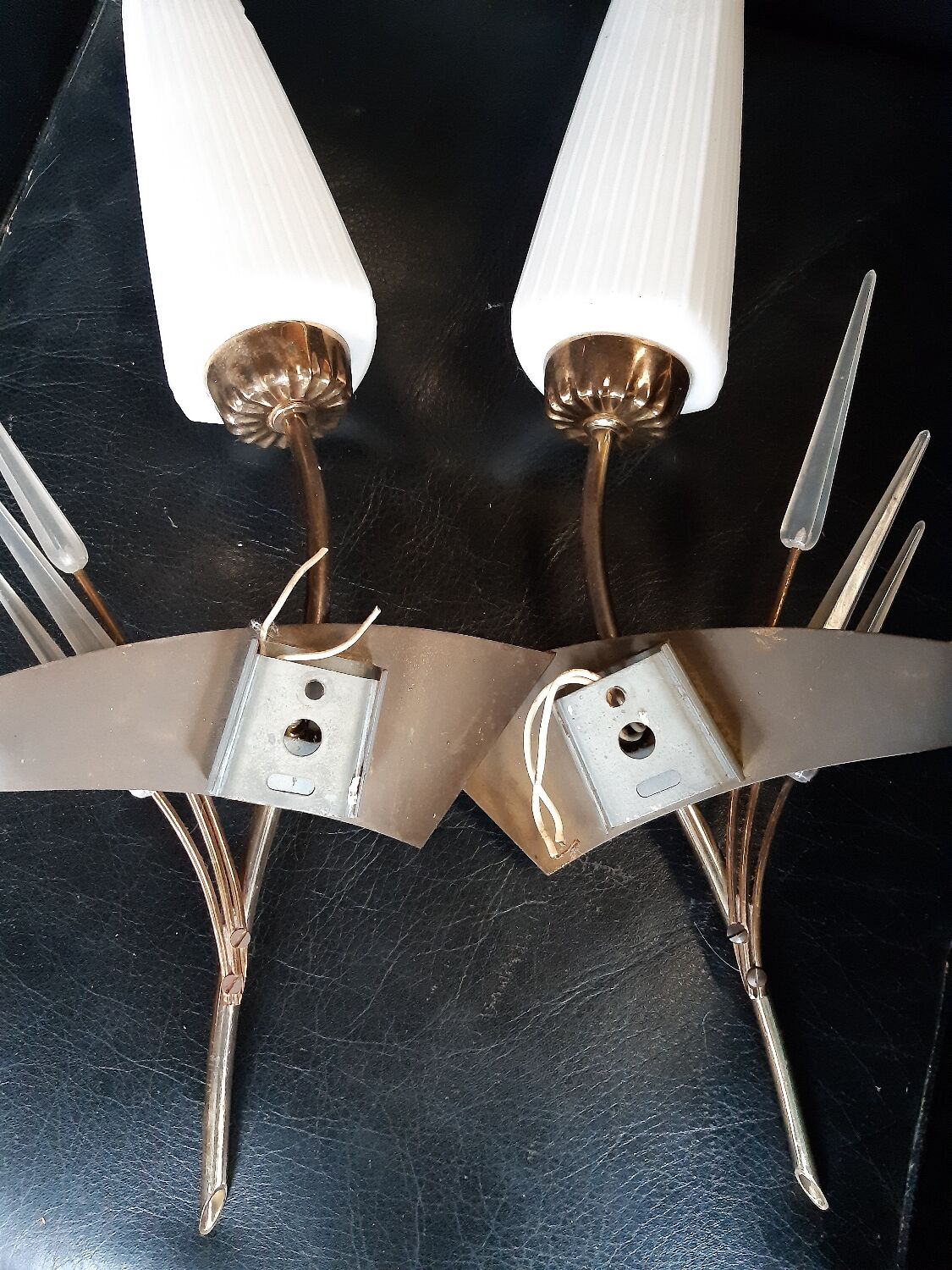 Pair of vintage wall lights