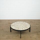 Ceramic coffee table by Lutgart De Meyer 1950s