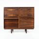 Mid-century modern storage furniture in the style of Gianfranco Frattini, Italy, 1960s.
