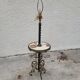 Napoleon III floor lamp in bronze metal and marble