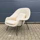Knoll Womb chair + ottoman Eero Saarinen Beige Sand color, perfect condition!