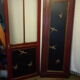 art nouveau smoking cabinet door set