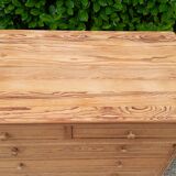 Napoleon III chest of 5 drawers, old pichepin, raw wood