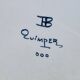 Old wall plate Character Henriot Quimper
